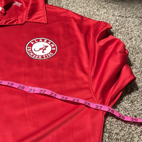 Mens’ University of Alabama red polo shirt by Russell (3XL) like new! - Picture 7 of 11
